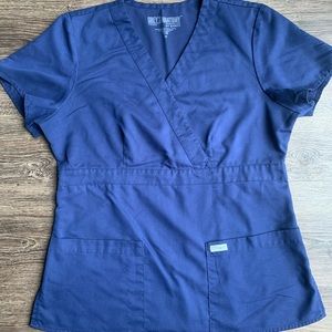 Grey’s Anatomy Scrubs | Galaxy Blue Top | M